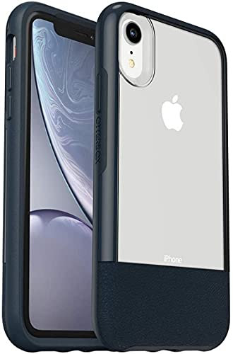 OtterBox Statement Series Case for iPhone XR with Pop Grip - Lucent Storm (Clear/Castlerock/Pewter) (Lucent Jade)