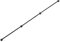 SABUIDDS 90CM-270CM Stahlrohre und Gusseisen Handlauf Geländer Treppengeländer Schwarzer Wandhandlauf Wand Treppe mit halbrunden Abschlüssen und Haltern für Innen und Außen, Rund Ø32mm (9FT/274CM)