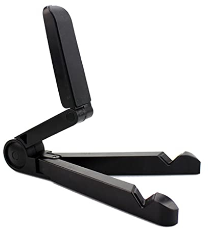 Maxtonser Record Holder Skidproof Foldable Desgin Turntable Holder Cellphone Computers Tablets Stands Tabletop Storage Rack,Record Holder
