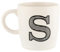 FabFinds Hugga Mug with Initials Classic Ceramic Mug Large Gift Coffee Cups 330ml (S)