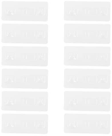 GroveEss Self Adhesive Shelf Brackets Supports,Punch Free Shelf Clips,Clear Shelf Support Pegs Shelf Holder for Cabinets Shelves Closet Clapboard Bookcase Home Kitchen