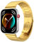 TiMOVO Watch Band Compatibile con Hua-wei Watch Fit 3, Cinturino Staccabile a Sgancio Rapido in Acciaio Inox, Chiusura Pieghevole per Uomo, Oro