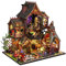 Hojalis Miniatur-Puppenhaus-Set Zum Selbermachen, DIY Puppenhäuser Miniatur Haus Kit, Puppenhäuser Holz Miniatur Haus Kit mit LED Licht, Magisches Haus DIY Bausätze, für Kinder, Erwachsene