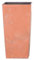Stolmet Tall Flower Pot, Square Planter, Suitable for Indoor and Outdoor Usage, Perfect for Home and Garden Decoration, Capacity of 2L to 91.5L (Terracotta Concrete Effect, 16.3 Litres)