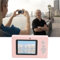 Fotocamera Y2k Vintage, Fotocamera Digitale da 48 MP Economica, Fotocamera CCD retrò 4K HD con Luce di Riempimento, Zoom 8X, Piccola Fotocamera da Viaggio Compatta per (PINK)