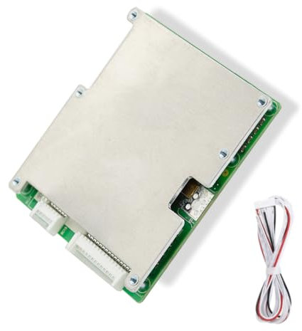 BMS 16S 40A, LiFePO4 Lithium Batterie Schutzplatine mit Temperaturschutz Aktiv Ausgeglichener Schutz, Batterie Boost Lademodul
