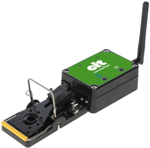 cit Kerbl Mausefalle mouseStop Smart | 22 × 5,5 × 3,2 cm, schwarz/grün, 2 × 1,5 V, für Landwirtschaft, Gewerbe und Lebensmittelbetriebe