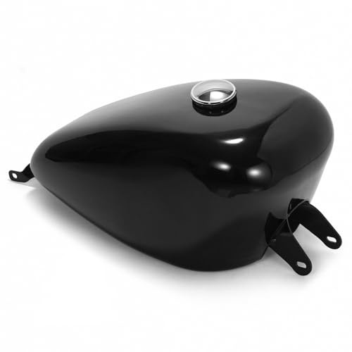 TARAZON Black 16L Large Capacity Petrol Tank + Fuel Cap for Harley Sportster XL 883 1200 Iron 883 1200 XL1200X X48 Forty Eight 2007-2022 07 08 09 10 11 12 13 14 15 16 17 18 19 20 21 22
