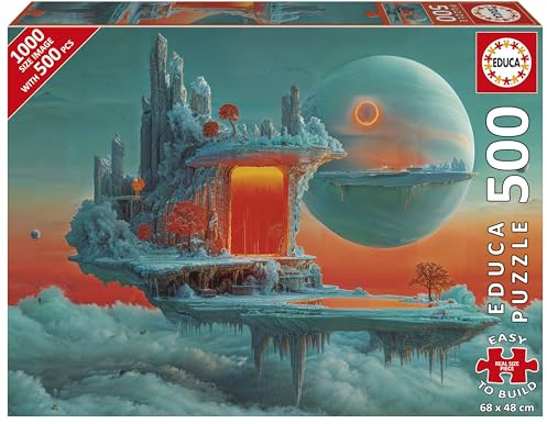 Educa - Puzzle 500 Teile für Erwachsene | Planet aus Feuer und EIS, Maße 48 x 34 cm, ab 11 Jahren (20236)