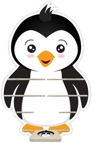 Farbklecks-Collection Tonie Regal Pinguin - passend für Toniebox - Regal mit Platz für 25-30 Figuren