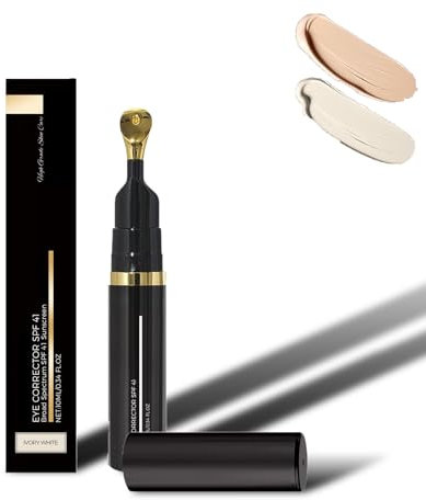 Luminous Eye Corrector Spf 41, sotto Eye Color Corrector per cerchi scuri, correttore per occhiaie, correttore di colore per correttore occhiaie per trucco, crema per occhi colorata (avorio, 1p)