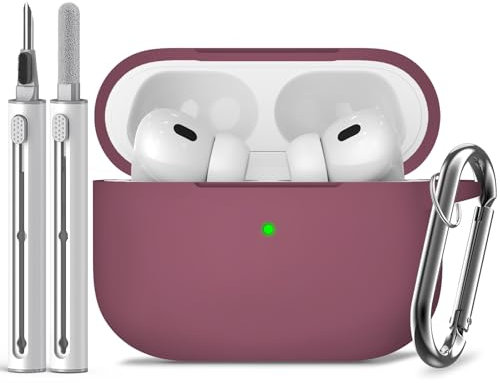 Inesore Compatible with AirPods Pro 1st/2nd Case - Deep Purple
