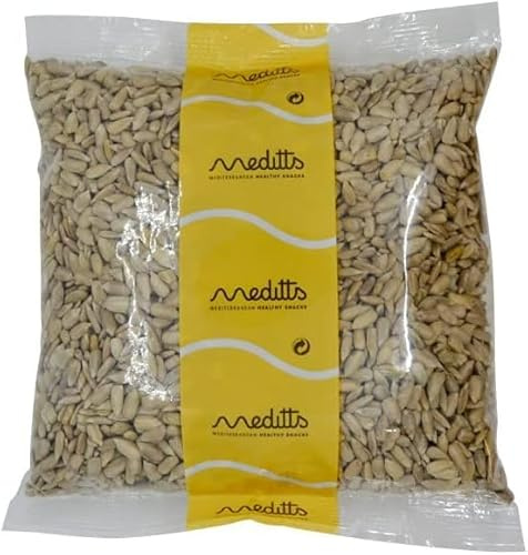 Meditts - Semi di Girasole, 1 kg | Ricchi di Vitamina E e Proteine | Snack 100% Naturale, Senza Sale e Senza Glutine.