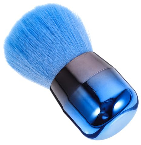 NIYANGLE Make Up Pinsel Gesichtspuder Rouge Applikator Kompakter Pilzförmiger Kopf Weiche Fasern Olivgrün für Empfindliche Haut Professionelles Konturieren