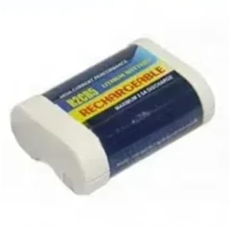 Lithium Battery:Rechargeable Lithium Battery+ Charger,Compatible For Canon,for R2cr5 2CR5 EOS 1 EOS 3 6V Camera Battery(1 white battery)