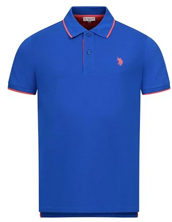 U.S. POLO ASSN. Herren Poloshirt (S-3XL) Classic Fit Kurzarm Pique Polohemd P002