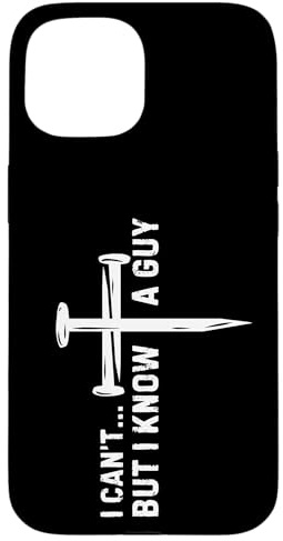 I Can't But Know A Guy Jesus Cross Lustiges christliches Gebet Hülle für iPhone 15