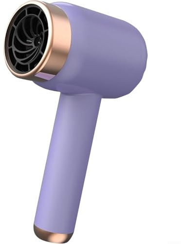FUBESK Akku Haartrockner Kabellos, Tragbarer Föhn mit 3 Temperatur & Geschwindigkeitsstufen, USB Aufladbar, Kompakt für Reise, Camping & Haushalt(EU Standard Elegant Purple)