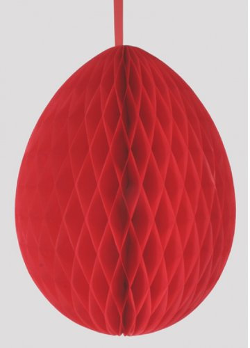 Everflag Wabenball Osterei rot 50 cm