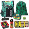 Familando Ninjago Schulranzen Set Jungen – Mit Sporttasche Dose Flasche – Ergonomisch Stabil 790g leicht 16L Volumen – Brustgurt Reflektoren Regenschutz – Komplettset 1. Klasse Grundschule