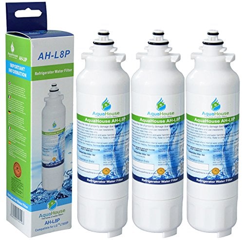 3X AH-L8P Compatible for LG Fridge Water Filter LT800P, LT800PC ADQ73613401, ADQ73613402, Kenmore Elite 46-9490