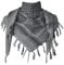 Explore Land, Shemagh-Tuch, Wickelschal, 100% Baumwolle, Militärdesign, Kufiya-Schal Gr. One size, grau