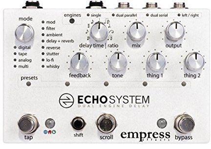 Empress Echo System Dual Engine Delay Pedal