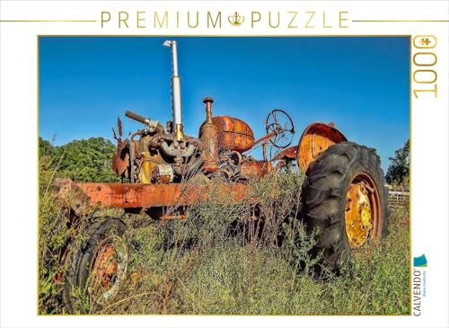 CALVENDO Puzzle EIN Motiv aus dem Kalender Traktoren - Game Over | 1000 Teile Lege-Größe 64 x 48 cm Foto-Puzzle für glückliche Stunden