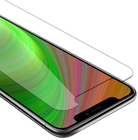 cadorabo Verre Trempé Compatible avec Apple iPhone X/XS en Haute Transparent - Verre de Protection d'écran trempé (Tempered) en dureté 9H avec 3D Touch