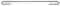 Zaundirekt 25x Distanzhalter L=275mm Spannhaken Abstandshalter Haken Gabione Steinkorb Gitter