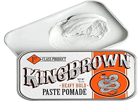 King Brown Pomade = Heavy Hold Paste King Brown 71 g, einzigartig, Standard