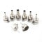 Heat Gun Nozzle, 8pcs Universal Gun Nozzle Kit for Hot Air Soldering Station Repair Tool 850 850A 852 852D Stainless Steel (3/4/5/6/7/8/10 / 12mm)