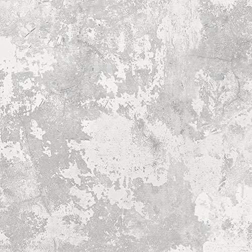 Exposure Rough Concrete Wallpaper Industrial Distressed White Textured Vinyl