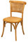 Biscottini Esszimmerstühle holz landhausstil möbel 88x48x52 cm - Küchenstühle Holz - Rattanstühle esszimmermöbel vintage - Bistrot rattan stuhl - Retro küchenmöbel - Esstisch stühle
