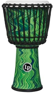 Latin Percussion Djembe 10 - Green Marble - LP2010-GM