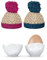 Colour-up Eierbecher 2er Set Och Bitte & LECKER mit 2 Mützen - Fiftyeight Products