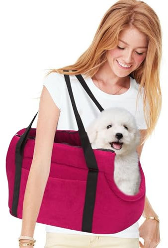 PETCUTE Tragetasche Hund Atmungsaktive Transporttasche für Haustiere Transporttasche für kleine Hunde und Katzen