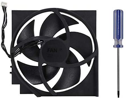 Niiyen Ventilateur de Refroidissement Interne en ABS Durable, Incision et Interface précises, Jeux de puces Professionnels, livré avec Un Tournevis, pour Xbox One S OEM 5 Lames 4 Broches