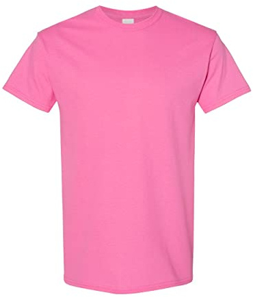 Heavy Cotton 100% Cotton Tshirt (G500), (Azalea), XL