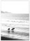 ABCWARRT Moderne Kunst Leinwand Malerei Surfen Kalifornien Schwarz Weiß Ozean Strand Kokosnuss Baum Poster Wohnzimmer Dekoration Bild (50 * 70cm Kein Rahmen,1)