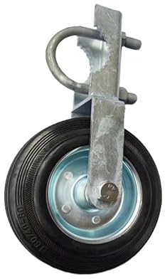 Plutras 15,2 cm Torstützrad mit 3,8 cm bis 5,1 cm Torrahmen, Torhelferrad für Metall-Schwenktor