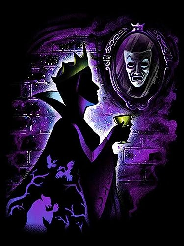 Youtheart Diamond Painting Evil Queen Diamond Art, 5D Full Drill Cross Stitch Embroidery Kits, DIY Wall Décor