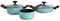 Quid Country Land Batería 3 Piezas Aluminio Prensado 16cm: 1,5l - 20cm: 2,5l - 24cm: 5,7l Aluminio Apto Vitrocerámica Apto Inducción