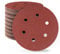 SATC 150mm Sanding Discs 80PCS 120 Grit 6 Holes Orbital Sander Discs Hook and Loop Sanding Pads for Random Orbital Sander