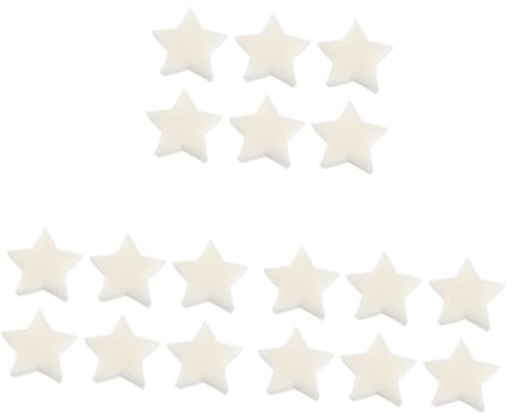 ULTECHNOVO Sieb 18 STK Pentagon Filter Baumwolle Schwimmender Schwamm Im Pool Spa-öl Poolschaumschwamm Abschaumbälle Für Den Pool Schwimmbad Reinigungsschwamm Weiß Ölaufnahme Badfilter