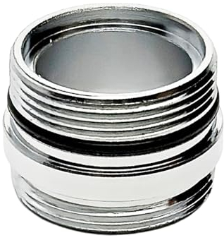 XNTONG Wasserhahn Adapter, Wasserhahnadapter M21.5 Außengewinde auf M22 Außengewinde, geeignet für Küchen- und Badezimmerarmaturen, Wasserhahn Aufsatz (21.5 mm - 22 mm)