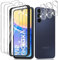 Wayneer Verre Trempé Pour Samsung Galaxy A15 4G / 5G, avec Outil D'alignement Facile,[3+3 Pièces] Vitre Protection écran Protection Camera, Sans Bulles 9H Dureté Ultra HD Film Protection écran