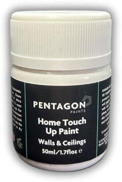 Touch Up Paint Walls Ceilings Matt Emulsion Repair Paint Scratches, Scuff, Stains & Marks - White