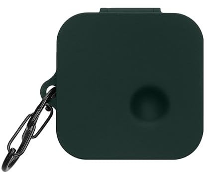 kwmobile Hülle kompatibel mit CMF by Nothing Nothing Ear 2024 Kopfhörer - Silikon Schutzhülle Etui Case Cover Schoner in Dunkelgrün