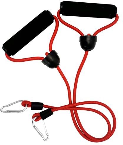 Vibrationsplatte Expanderbänder Widerstandsbänder elastische Bungee-Seile Hilfsbänder Fitnessübungsbänder für Gewichtheben, Muskelaufbau, Krafttraining